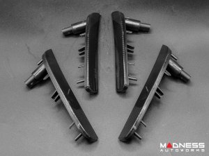 FIAT 500 Side Marker Upgrade Kit - set of 4 - Front+Rear - Halogen - Smoked